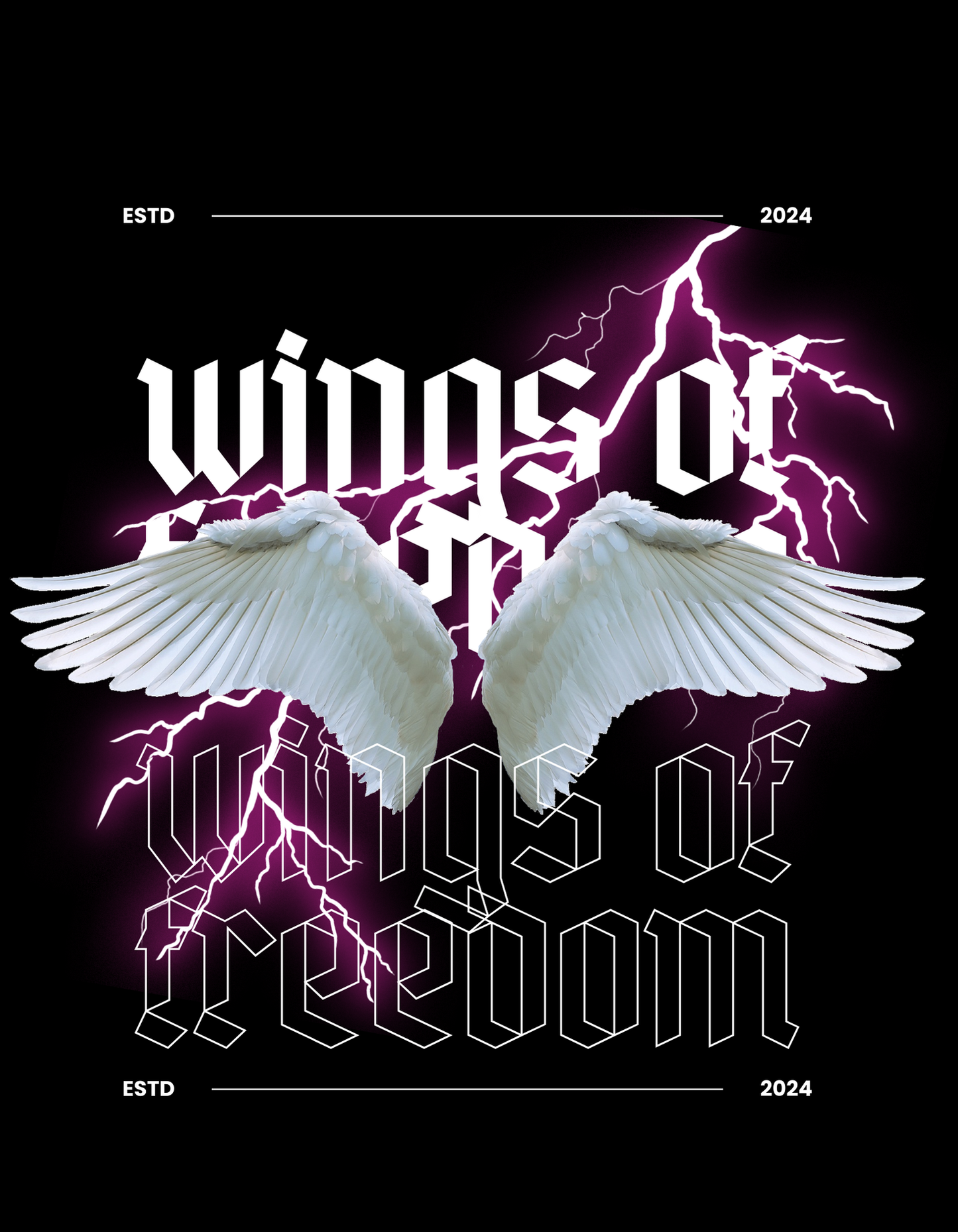 Wings of Freedom Oversized T-Shirt