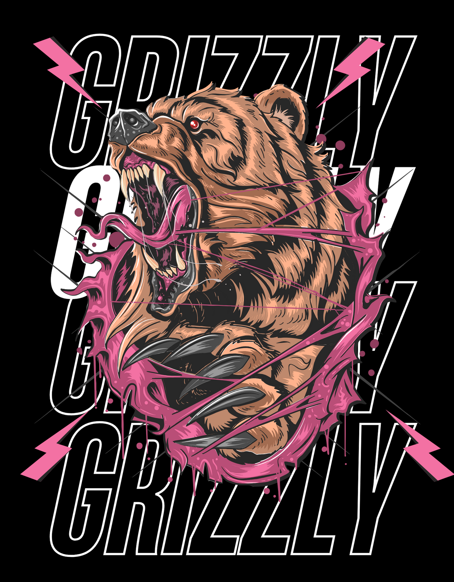 Mighty Grizzly Oversized T-Shirt