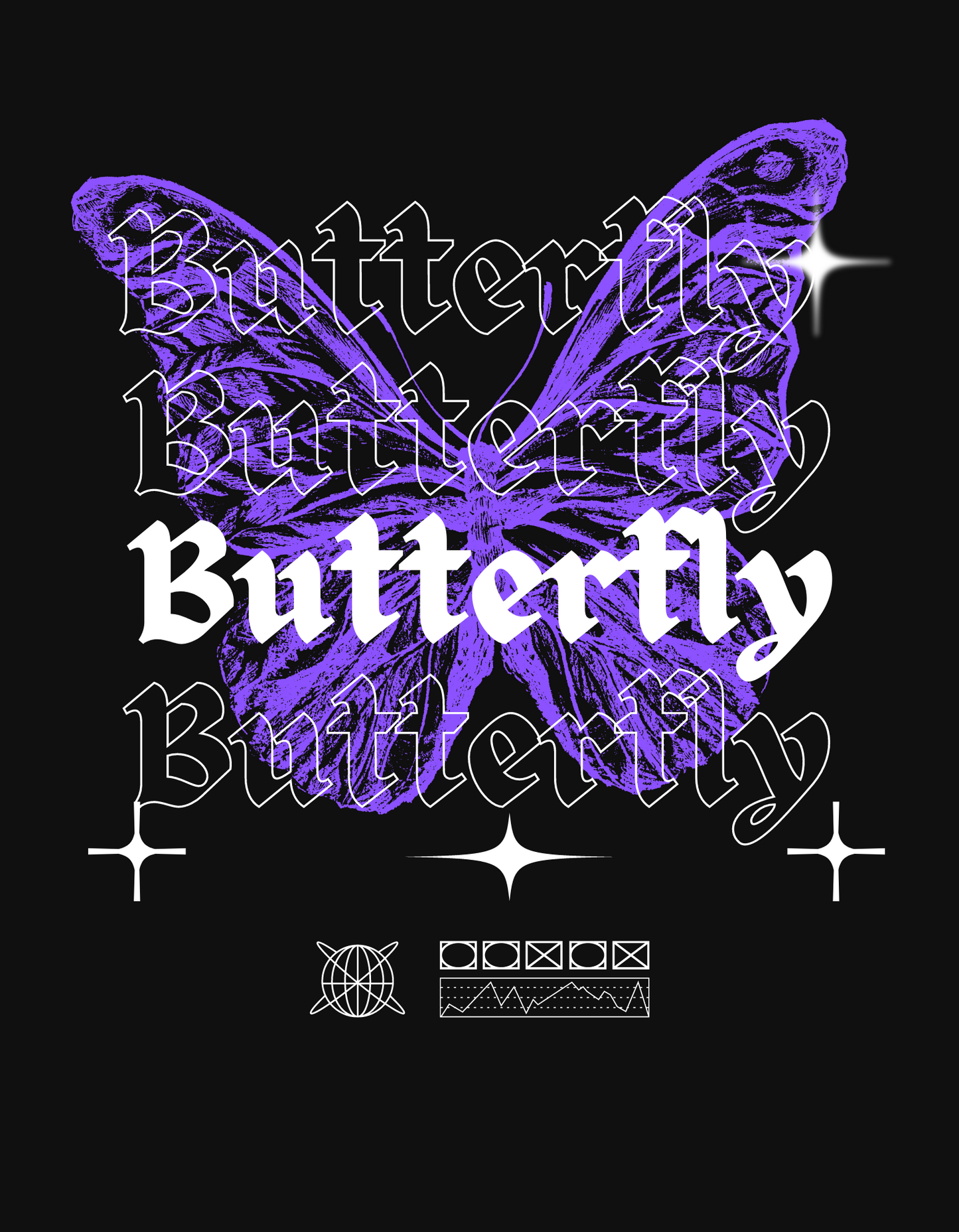 Butterfly Effect Oversized T-Shirt