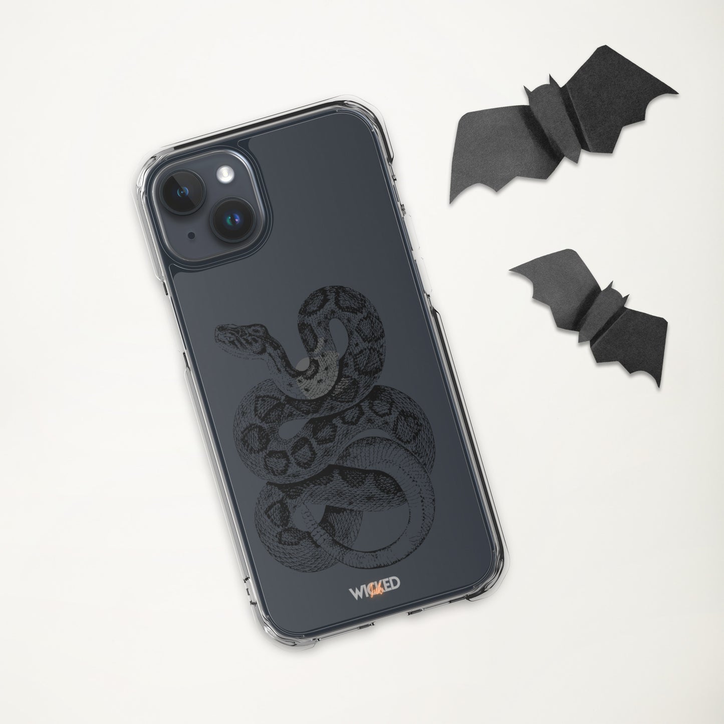 Curled Snake iPhone Clear Case